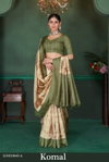 Komal By Src Silk Weaving Digital Printed Sarees Orders In India
